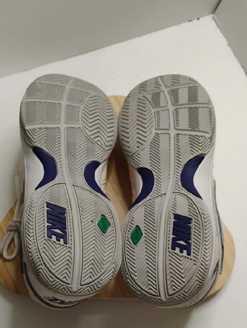 Nike White and Blue City Court Men's Sneakers